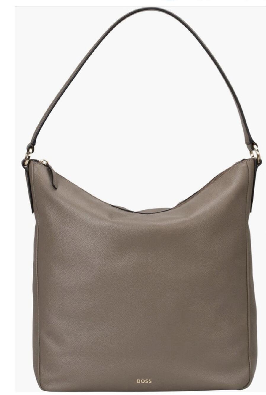 Boss Alyce Leather Hobo Bag - Picture 2 of 12